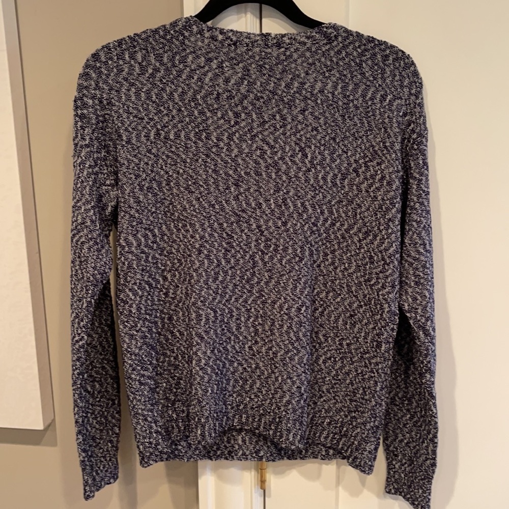 Athleta Weekend Pullover Sweater, Blue/Silver, Si… - image 3